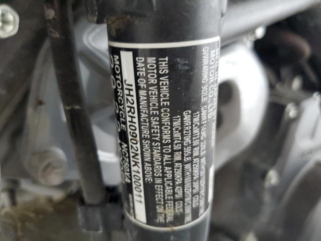 2022 HONDA NC750 XA JH2RH0902NK100011