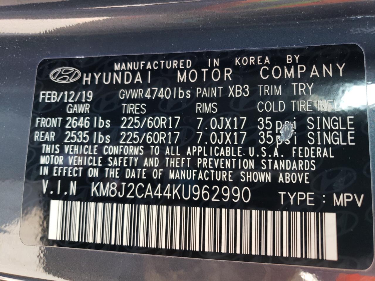 Hyundai Tucson 2019г.