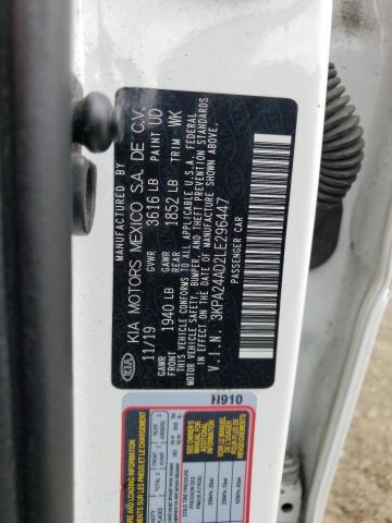 3KPA24AD2LE296447 KIA RIO LX