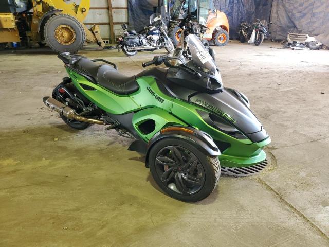 Salvage motorcycles for sale at Columbia Station, OH auction: 2013 Can-Am Spyder Roadster RS