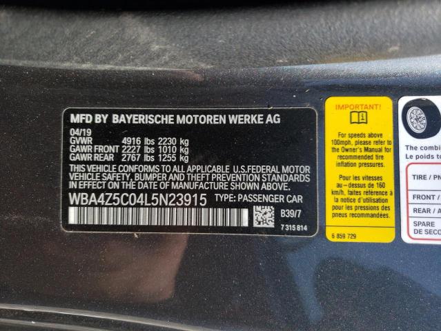 2020 BMW 440I WBA4Z5C04L5N23915