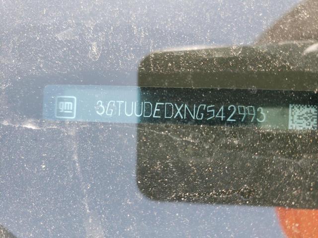 3GTUUDEDXNG542993 GMC Sierra K1500 Slt