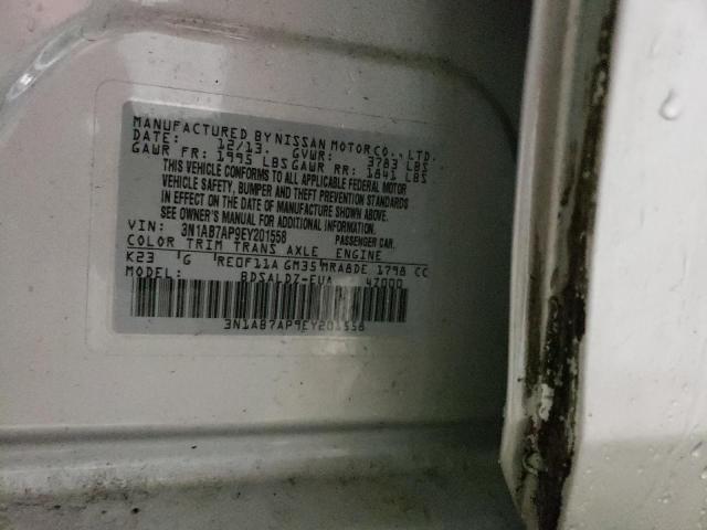 3N1AB7AP9EY201558 Nissan SENTRA S