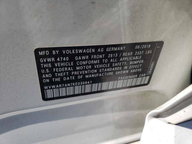 2019 VOLKSWAGEN ARTEON SE WVWAR7AN7KE030941