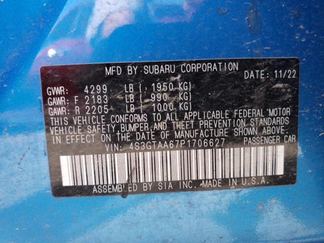 4S3GTAA67P1706627 Subaru Impreza