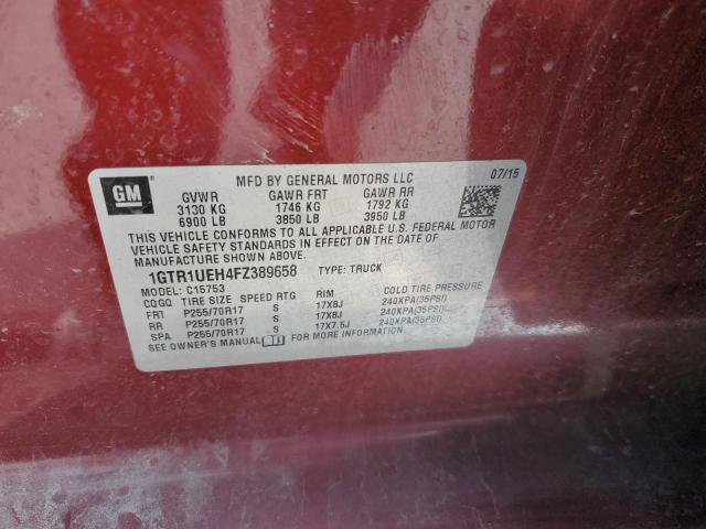 1GTR1UEH4FZ389658 GMC Sierra C1500 Sle