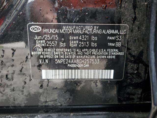 2016 HYUNDAI SONATA ECO - 5NPE24AA8GH257533