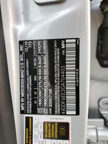 4JGDF6EE2GA704403 Mercedes-Benz Gl 450 4matic