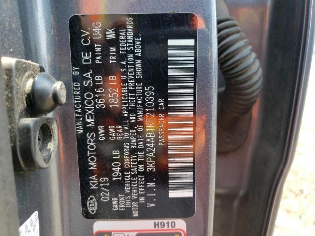 3KPA24AB1KE210395 KIA RIO S
