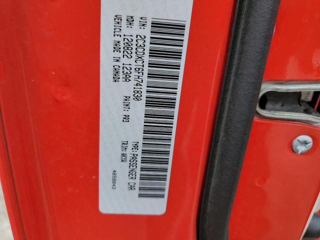 2C3CDXCT6FH741830 Dodge CHARGER R/T