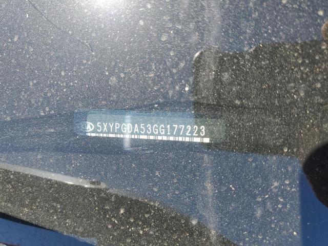 5XYPGDA53GG177223 KIA SORENTO LX