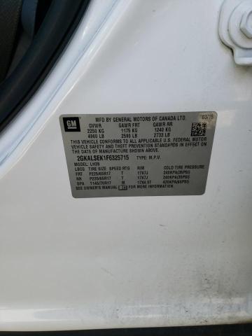 2GKALSEK1F6325715 GMC Terrain Slt