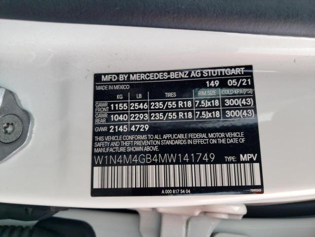 W1N4M4GB4MW141749 Mercedes-Benz GLB 250