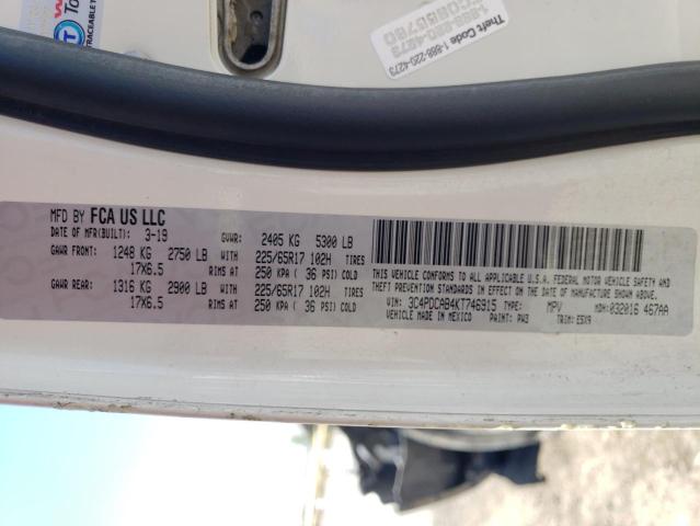 3C4PDCAB4KT746915 Dodge JOURNEY SE