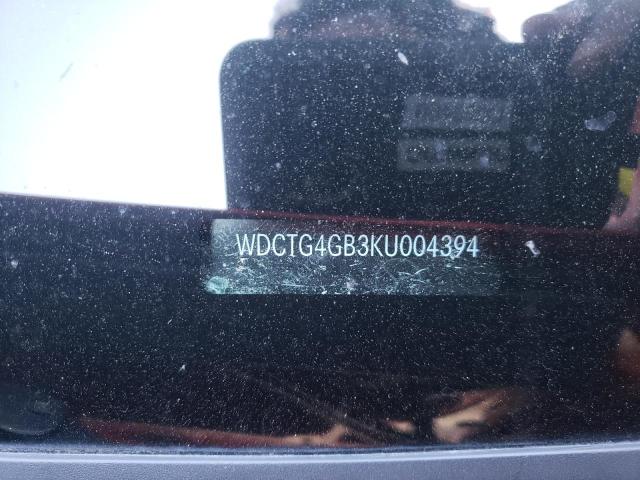 WDCTG4GB3KU004394 Mercedes-Benz Gla 250 4matic