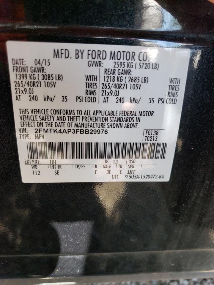 2FMTK4AP3FBB29976 2015 Ford Edge Sport