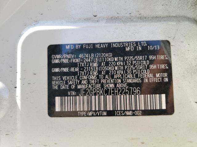 JF2GPBKC7EH225796 Subaru Xv Crosstrek 2.0i Hybrid Touring