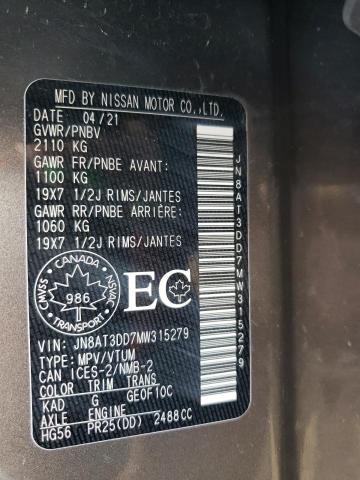 2021 NISSAN ROGUE PLAT - JN8AT3DD7MW315279