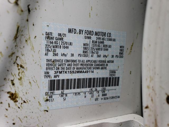 3FMTK1SS2MMA49114 Ford Mustang Mach-e Select