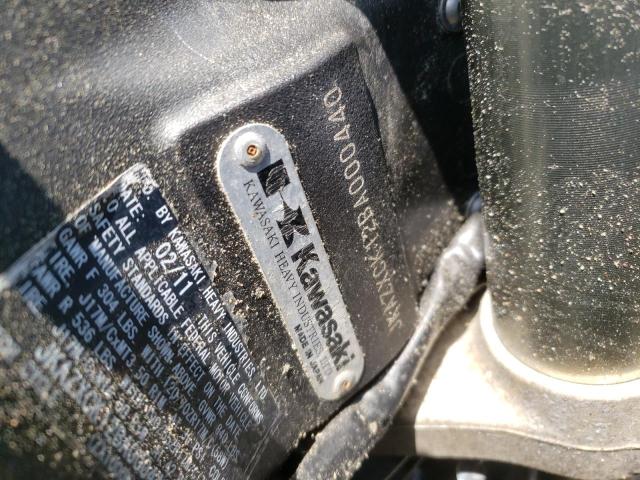 2011 KAWASAKI ZX1000 K - JKAZXCK12BA000440