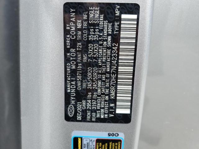 2022 HYUNDAI PALISADE C - KM8R7DHE7NU423342