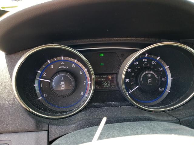VIN: 5NPEC4AC8DH533512 Auction: COPART Lot: 53874123 Location: NJ - TRENTON 5NPEC4AC8DH533512 HYUNDAI SONATA 2013 SILVER Photo 9
