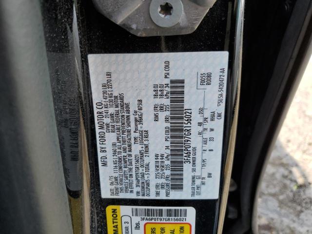 3FA6P0T97GR156021 Ford FUSION SE