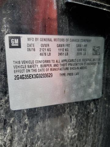 2G4G35EX3G9203629 Buick Regal Sport Touring