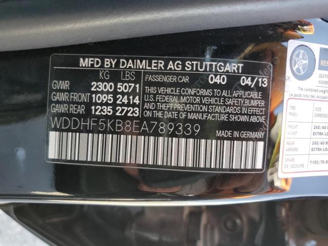 WDDHF5KB8EA789339 Mercedes-Benz E 350