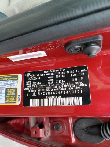5XXGM4A79FG419171 KIA Optima Lx