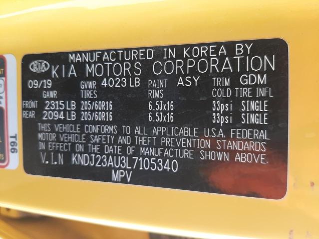 KNDJ23AU3L7105340 KIA SOUL LX