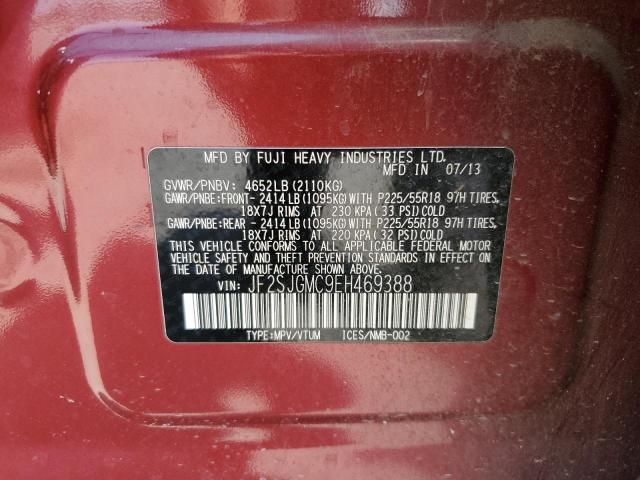 JF2SJGMC9EH469388 Subaru Forester 2.0xt Touring