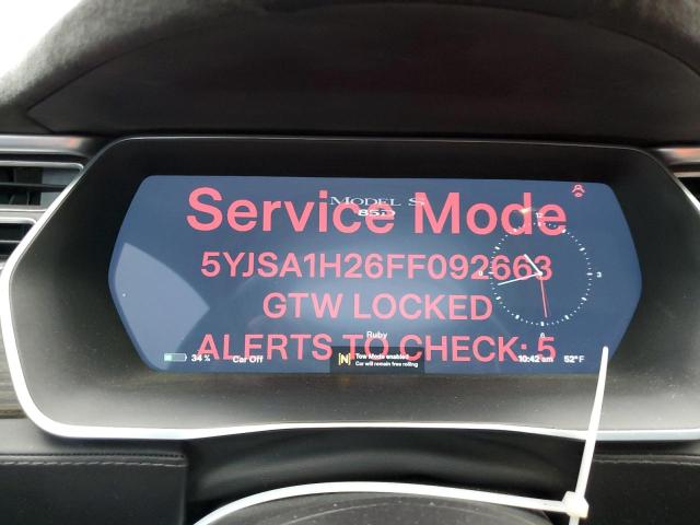 2015 TESLA MODEL S 85 5YJSA1H26FF092663