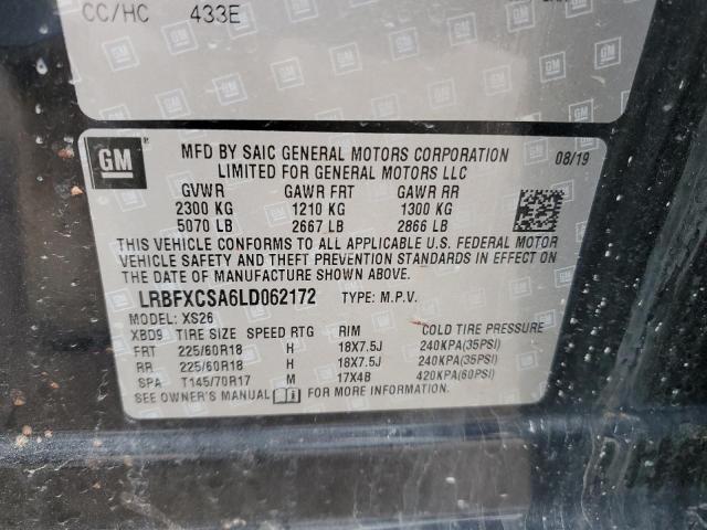 LRBFXCSA6LD062172 Buick Envision Essence