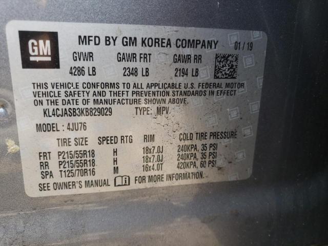 KL4CJASB3KB829029 Buick Encore Preferred