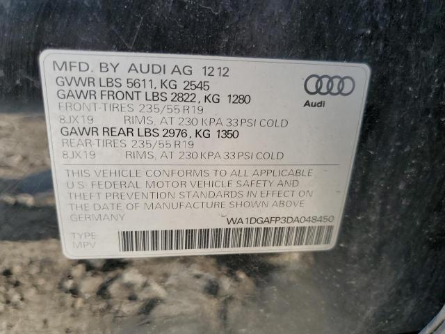 VIN WA1DGAFP3DA048450 2013 Audi Q5, Premium Plus no.12