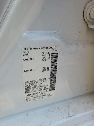 1N4BL4DW5PN314381 Nissan ALTIMA SV