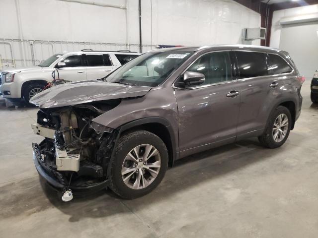 VIN 5TDJKRFH9FS117761 2015 Toyota Highlander, Xle no.1