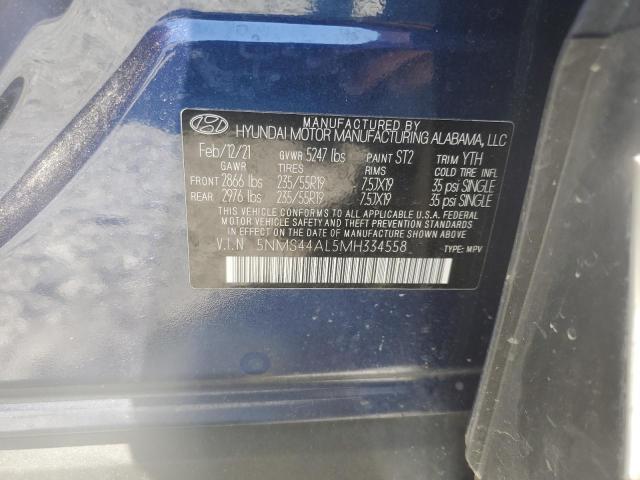 2021 HYUNDAI SANTA FE L - 5NMS44AL5MH334558