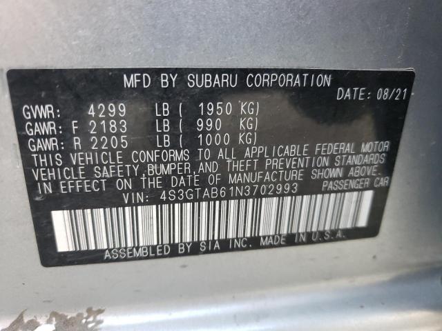 4S3GTAB61N3702993 Subaru Impreza