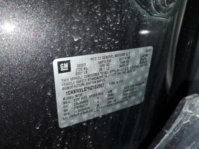 1GKKNXLS3HZ162507 GMC Acadia Denali