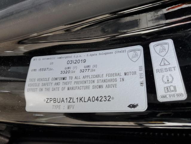 ZPBUA1ZL1KLA04232 Lamborghini Urus