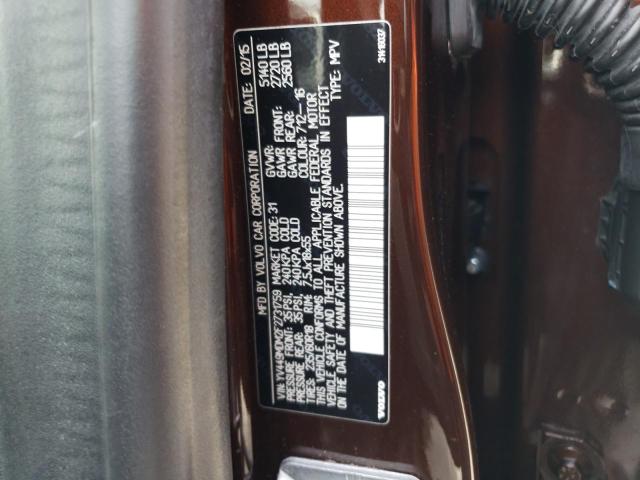 2015 VOLVO XC60 T6 PL - YV449MDM2F2731759