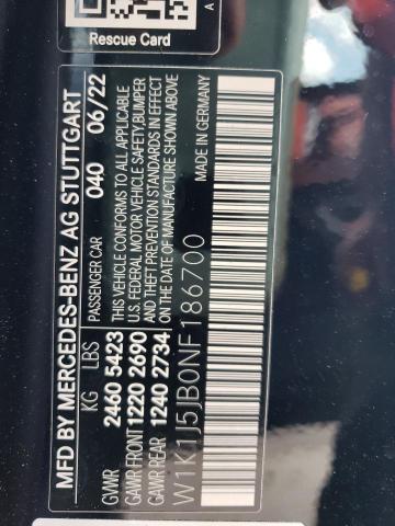 2022 MERCEDES-BENZ E 450 - W1K1J5JB0NF186700