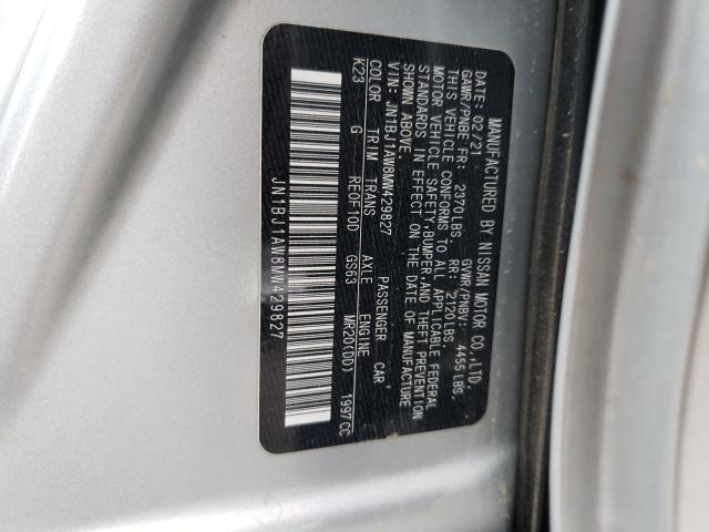 JN1BJ1AW8MW429827 Nissan Rogue Sport S