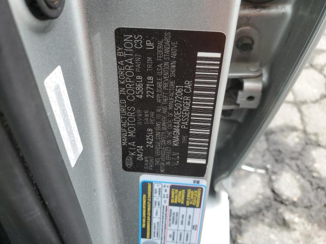 KNAGM4AD0E5072061 KIA OPTIMA HYBRID