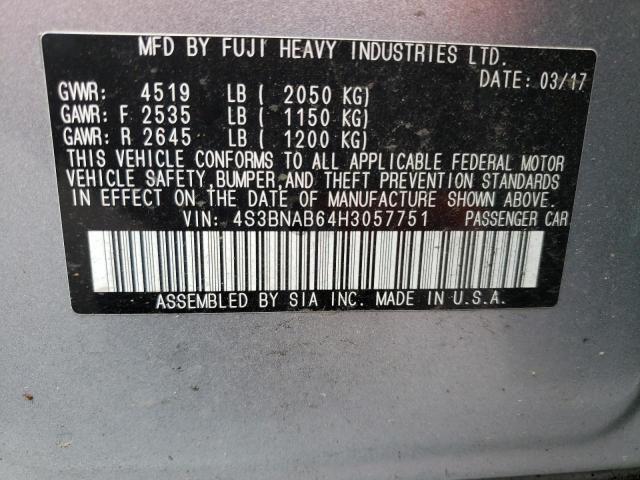 4S3BNAB64H3057751 Subaru Legacy 2.5i