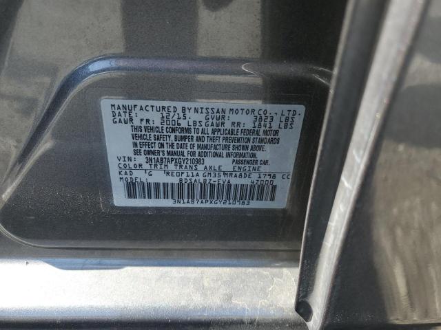 3N1AB7APXGY210983 Nissan SENTRA S