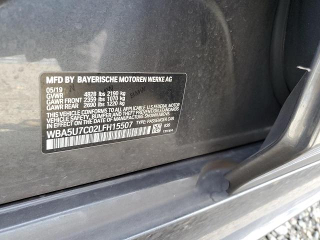 WBA5U7C02LFH15507 BMW M340I
