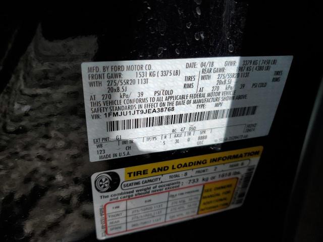 1FMJU1JT9JEA38768 Ford Expedition Xlt